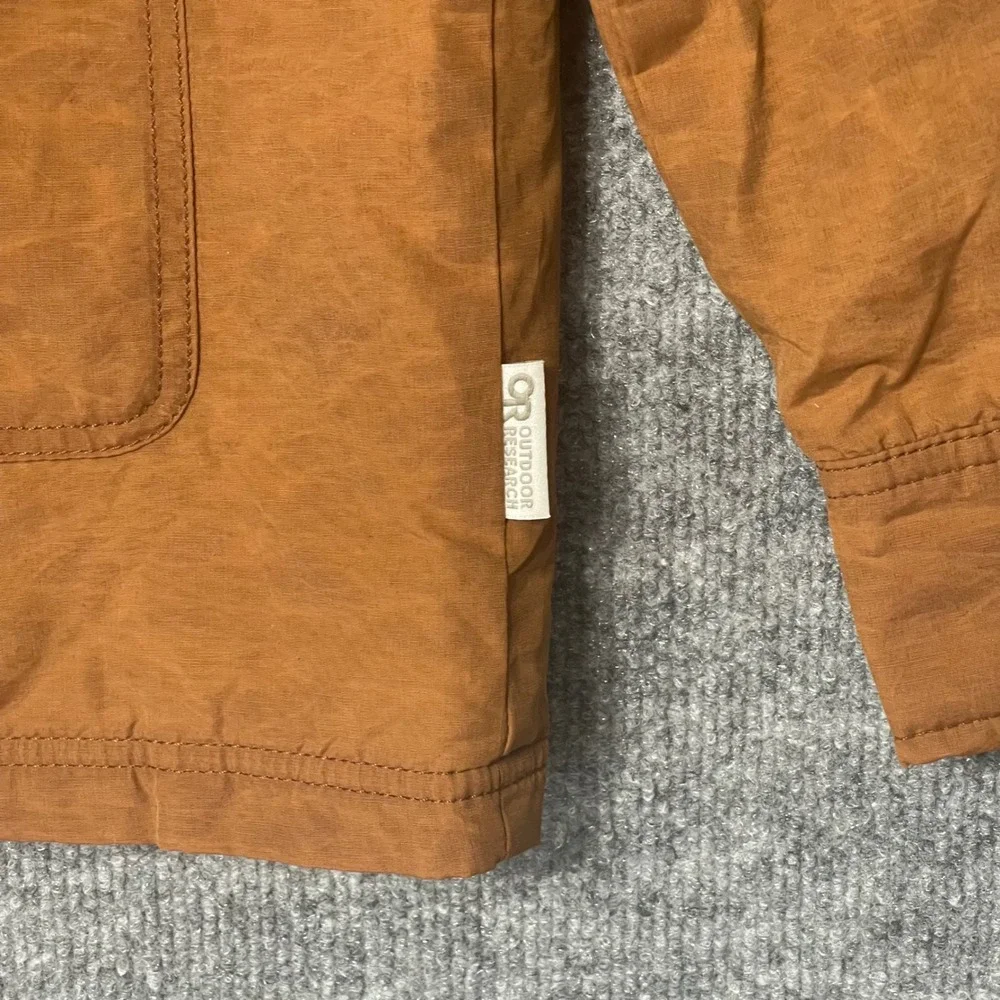 Outdoor Research Womens Lined Chore Jacket Saddle Brown Sherpa Medium Hiking NEW - Picture 8 of 12
